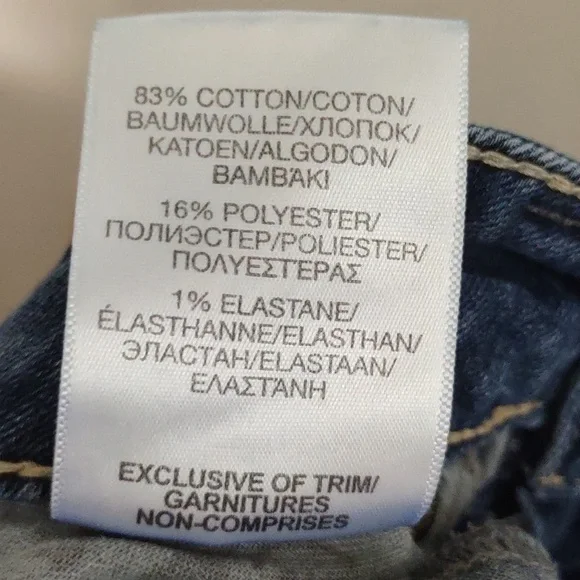 Silver Jeans - Suki Mid Pencil Skinny capris jeans size 27 x L22.5 - Picture 11 of 11